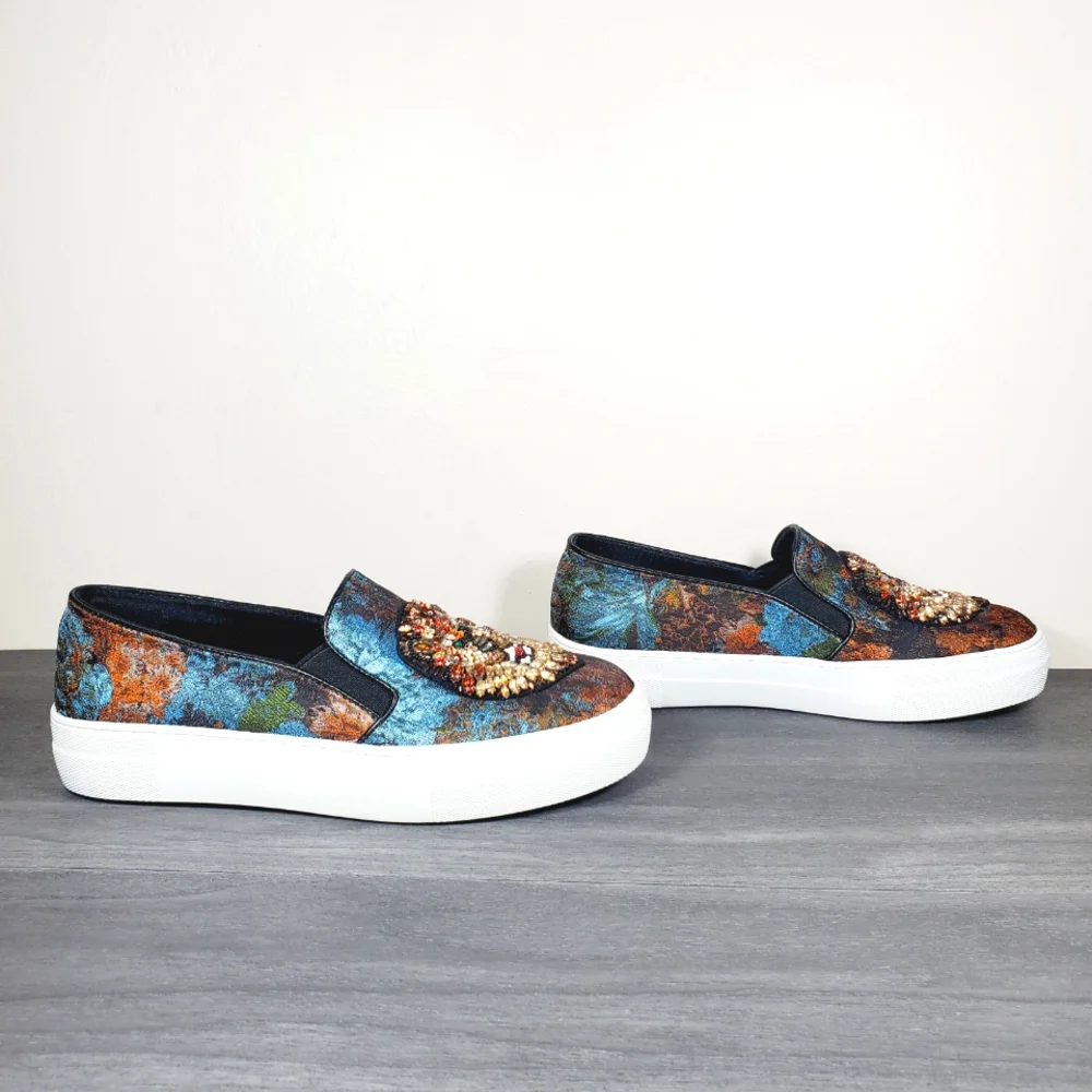 Steve Madden Fiasco Beaded Lion Sneaker size 7 - Picture 2 of 10